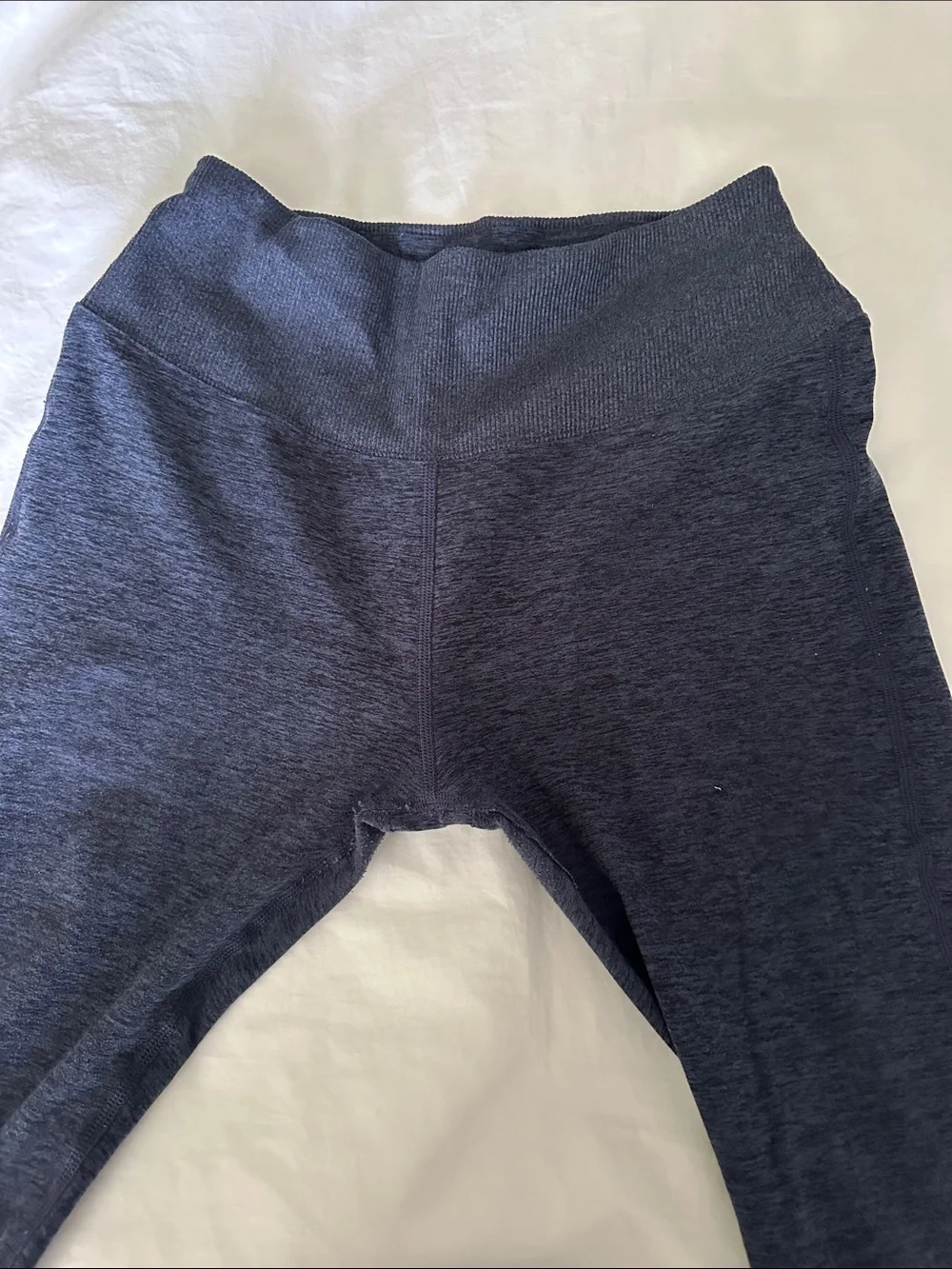 ALO Yoga Navy Blue Seamless Performance Leggings